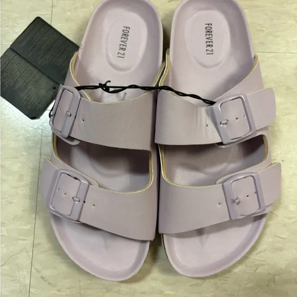 F21 Lavender Sandals - Picture 2 of 4